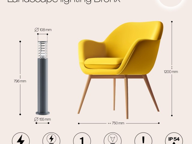 Ландшафтный светильник Outdoor O576FL-01B фото:45