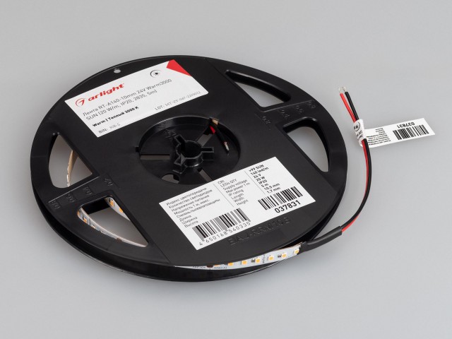 Лента RT-A140-10mm 24V Warm3000 SUN (20 W/m, IP20, 2835, 5m) (Arlight, -) фото:15