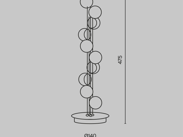 Настольный светильник Maytoni MOD081TL-L14G3K фото:2