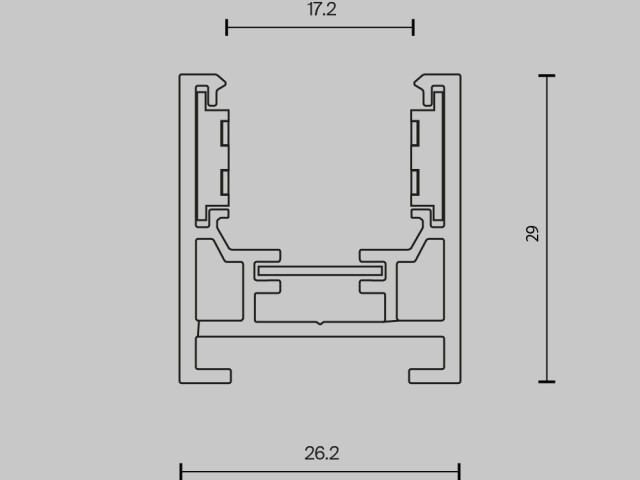 Шинопровод накладной Technical TRXM034-412B фото:11
