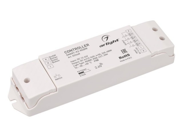 Контроллер SMART-K2-RGBW (12-24V, 4x5A, 2.4G) (Arlight, IP20 Пластик, 5 лет) фото:5