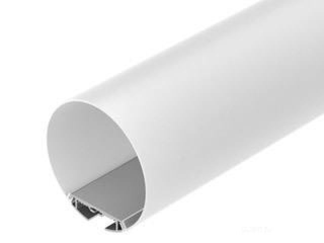 Профиль с экраном SL-ROUND-D120-2500 ANOD+OPAL (Arlight, Алюминий) фото:7