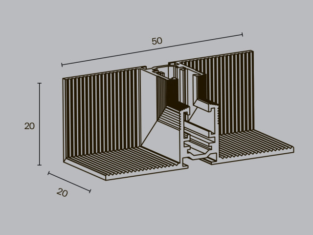 Комплектующие для встраиваемой трековой системы Technical TRA184ICL-12B фото:1