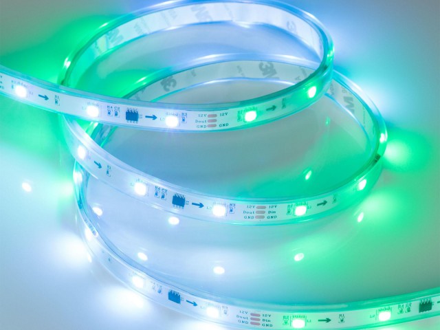 Лента герметичная SPI-P-B30-12mm 12V RGB-PX3 (7.2W/m, IP66, 5060, 5m) (Arlight, бегущий огонь) фото:9