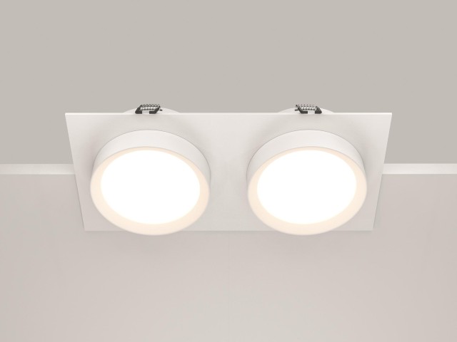 Встраиваемый светильник Technical DL086-02-GX53-SQ-W фото:6