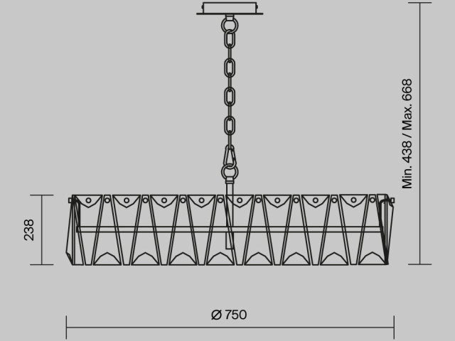 Подвесной светильник Maytoni MOD043PL-08G фото:6