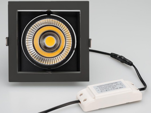 Светильник CL-KARDAN-S152x152-25W Warm3000 (BK-BK, 30 deg) (Arlight, IP20 Металл, 3 года) фото:5
