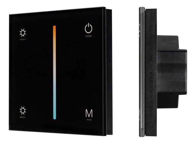 Панель SMART-P21-MIX-G-IN Black (12-24V, 4x3A, Sens, 2.4G) (Arlight, IP20 Пластик, 5 лет) фото:3