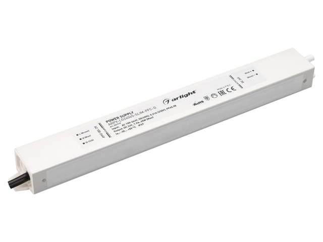 Блок питания ARPV-LG24045-SLIM-PFC-D (24V, 1.9A, 45W) (Arlight, IP67 Металл, 5 лет) фото:2