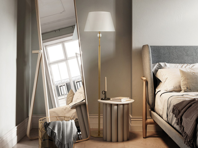 Напольный светильник (торшер) Freya FR5190FL-01BS фото:1