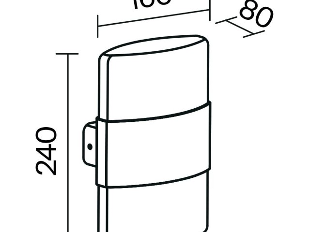 Настенный светильник (бра) Outdoor O442WL-L12GF3K фото:16