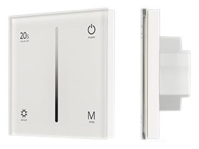 Панель SMART-P6-DIM-G-IN White (12-24V, 4x3A, Sens, 2.4G) (Arlight, IP20 Пластик, 5 лет) фото:5