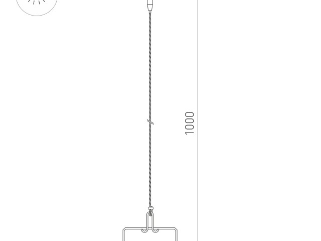 Подвес ALT-TUBULAR-HANG-L1000 (SL) (Arlight, -) фото:2