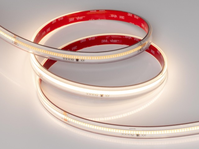 Лента герметичная SPI-COB-PS-X378-14mm 24V Warm3000-PX63-BPT (7 W/m, IP67, 5m) (Arlight, бегущий огонь) фото:3