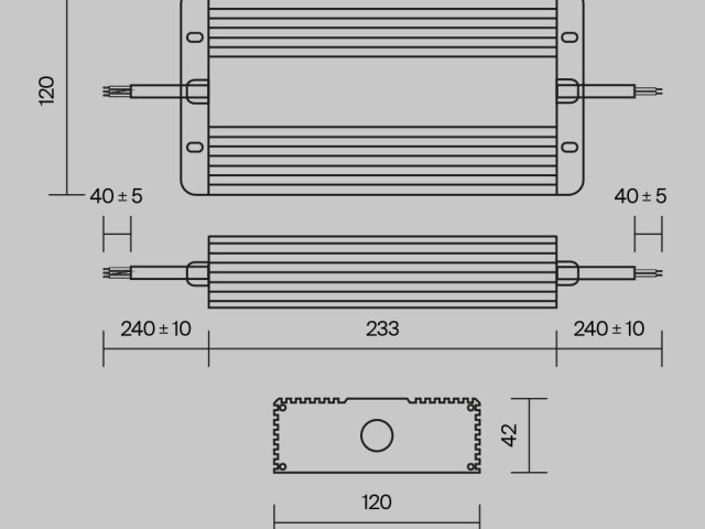 Блок питания Technical PSL008-400W-48V-IP67 фото:1