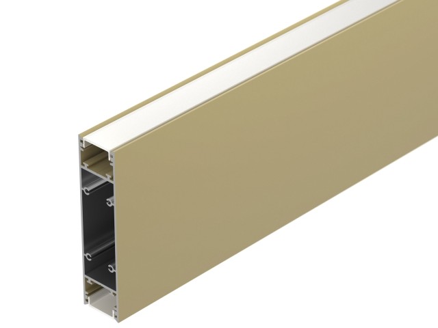 Профиль SL-LINE-25100-DUAL-2500 GOLD CHAMPAGNE  (Arlight, Алюминий) фото:1