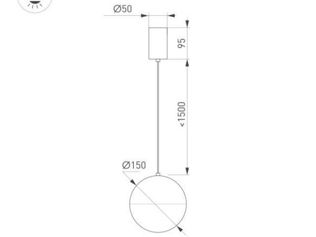 Светильник SP-EMISFERO-R150-11W Warm3000 (BK, 170 deg, 230V) (Arlight, IP20 Металл, 3 года) фото:10