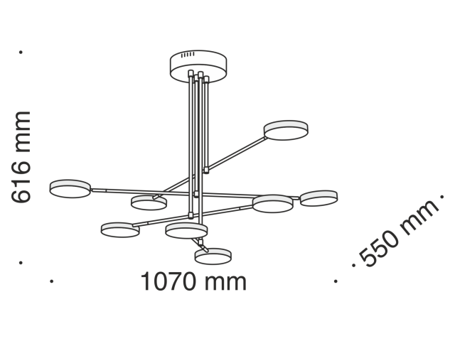 Подвесной светильник Maytoni MOD070PL-L48B3K фото:28