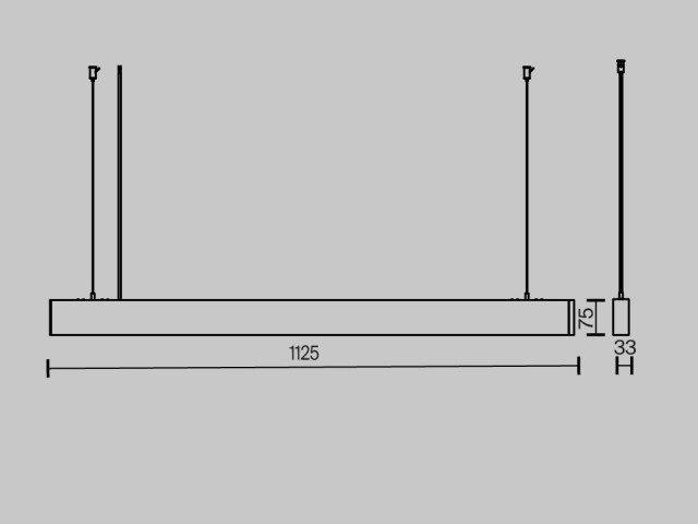 Подвесной светильник Technical P051PL-36W2.7-6K-W фото:2
