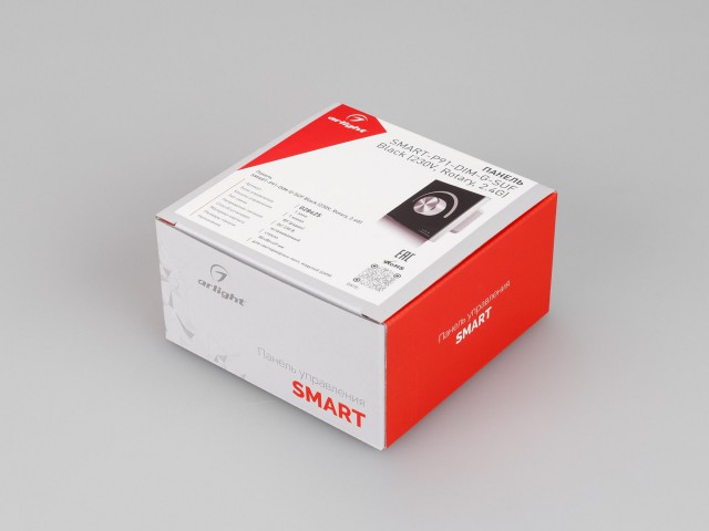 Панель SMART-P91-DIM-G-SUF Black (230V, Rotary, 2.4G) (Arlight, IP20 Пластик, 5 лет) фото:10