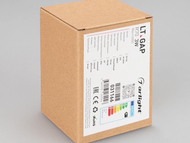 Светильник LT-GAP-R70-3W Warm3000 (BK, 30deg, 230V) (Arlight, IP65 Металл, 3 года) фото:3