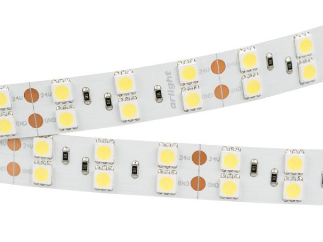 Лента RT 2-5000 24V Cool 8K 2x2 (5060, 600 LED, LUX) (Arlight, 28.8 Вт/м, IP20) фото:7