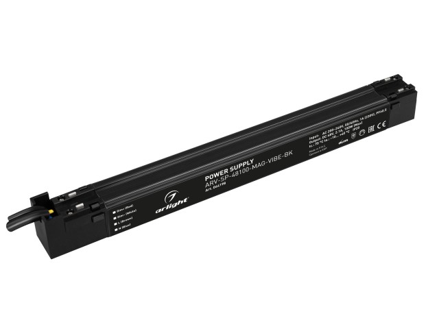 Блок питания ARV-SP-48100-MAG-VIBE-BK (48V, 2.1A, 100W) (Arlight, IP20 Пластик, 5 лет) фото:1