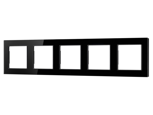 Рамка стеклянная FRM-GLARE-GS-5-BK (Arlight, -) фото:3