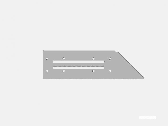 OneLine gen3 connector L v3 (steel 1,5mm - RAL9003) фото:1