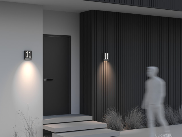 Уличный настенный светильник Outdoor O475WL-L10GF3K фото:9