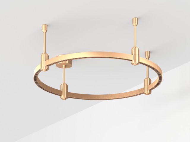 Основание ART-APRIORI-ROUND-ROD-200-R600 (GD) (Arlight, IP20 Металл, 3 года) фото:3