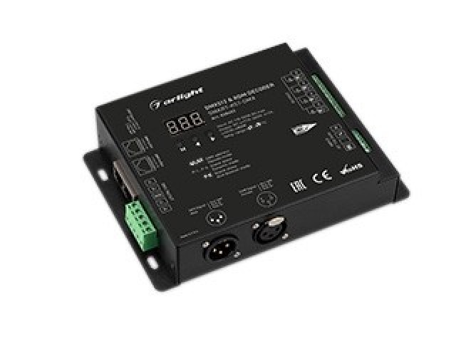 Декодер SMART-K57-DMX (230V, 4x2A, XLR3) (Arlight, IP20 Металл, 5 лет) фото:7