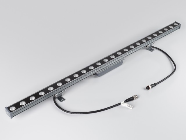 Линейный прожектор AR-LINE-1000-24W Warm3000 (GR, 30 deg, 230V) (Arlight, IP65 Металл, 3 года) фото:1