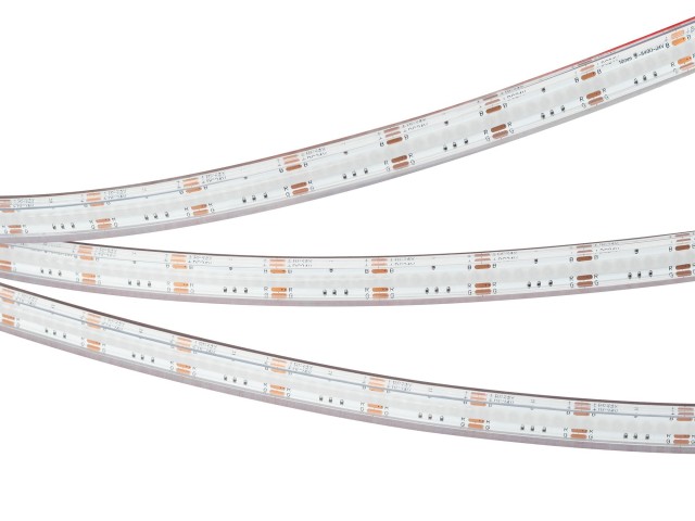 Лента герметичная COB-PS-X840-12mm 24V RGB (16 W/m, IP67, CSP, 5m) (Arlight, -) фото:5
