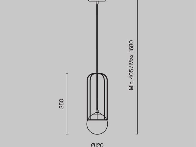 Подвесной светильник Maytoni P361PL-01G фото:1