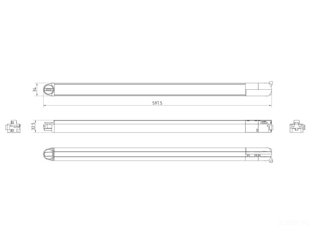 Трековый светильник Technical TR000-1-15W3K-B фото:3