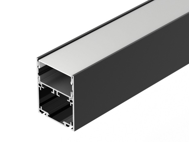 Профиль SL-LINE-4050-3L-2000 ANOD BLACK (Arlight, Алюминий) фото:2
