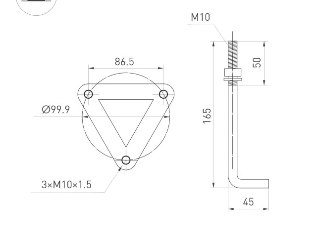 Светильник LGD-GUIDE-BOLL-H800-20W Warm3500-MIX (GR, 280 deg, 230V) (Arlight, IP65 Металл, 5 лет) фото:8