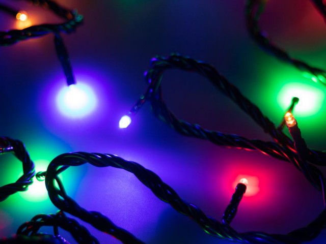 Светодиодная гирлянда ARD-STRING-HOME-5000-GREEN-50LED-LIVE RGB (230V, 3.5W) (Ardecoled, IP20) фото:1