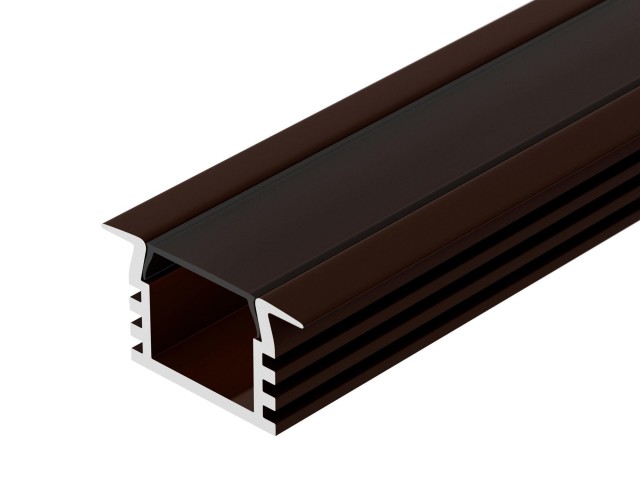 Профиль PDS-F-2000 ANOD Brown Deep (Arlight, Алюминий) фото:3