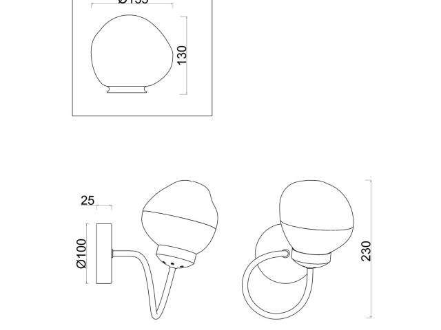 Настенный светильник (бра) Freya FR8017WL-01MG фото:6