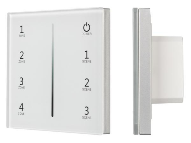 Панель Sens SMART-P29-DIM White (230V, 4 зоны, 2.4G) (Arlight, IP20 Пластик, 5 лет) фото:8