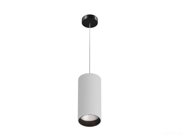 Подвесной светильник HOKASU Tube Hang (85-160/ral9003 – 20w/5090/24deg) фото:1