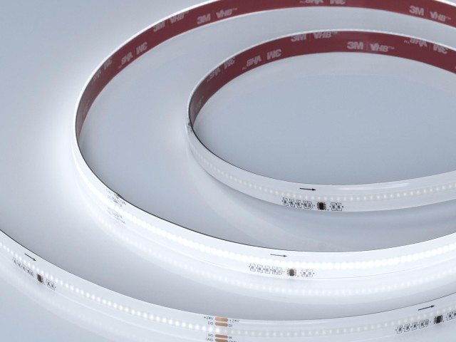 Лента герметичная SPI-COB-SE-X378-12mm 24V White6000-PX63-BPT (7 W/m, IP65, 5m) (Arlight, бегущий огонь) фото:4