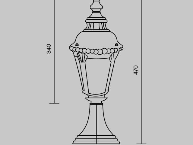 Ландшафтный светильник Outdoor O029FL-01BZ фото:5