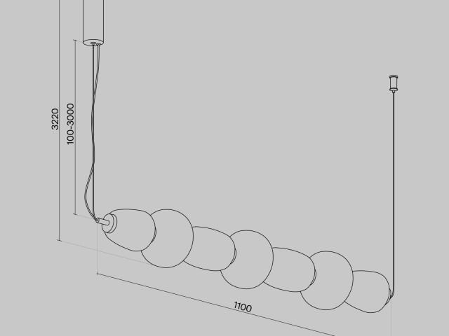 Подвесной светильник Maytoni MOD267PL-L42G3K фото:8