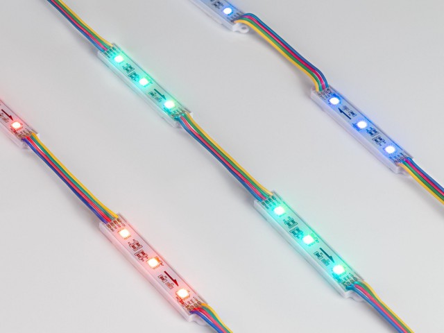 Модуль управляемый SPI-B3 12V RGB-RAM (0.6W, IP66, 120 deg) (Arlight, Пластик, 3 года) фото:5