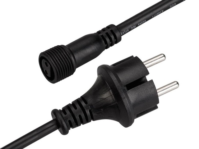 Шнур питания ARD-PRO-BALL-LIVE-1.5M Black (230V, 1.6A) (Ardecoled, Закрытый) фото:1