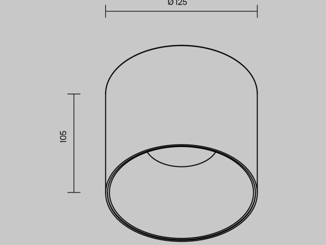 Потолочный светильник Technical C064CL-01-25W4K-D-RD-B фото:14