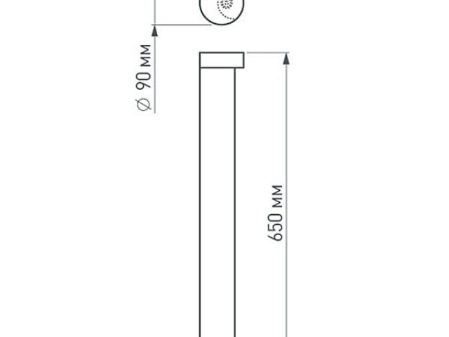 Светильник LGD-Path-Round90-H650B-7W Warm White (Arlight, IP54 Металл, 3 года) фото:9